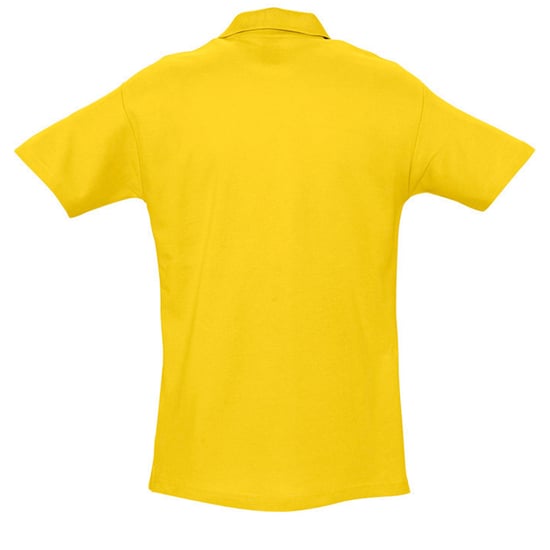 SOLS Mens Spring II Short Sleeve Heavyweight Polo Shirt (Gold) - Image 2