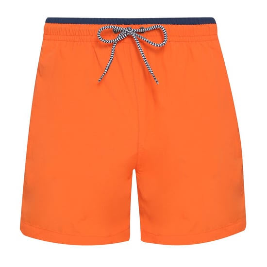 Asquith & Fox Mens Swim Shorts (Orange/Navy) - Image 1