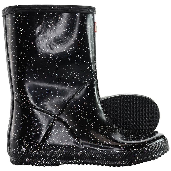 Botas de agua negras para niños Hunter Giant Glitter - Image 5