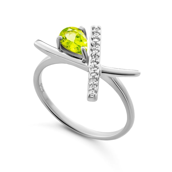 Orphelia 'Charlotte' Women's 925 Sterling Silver Ring - Silver ZR-7580/G - Image 1