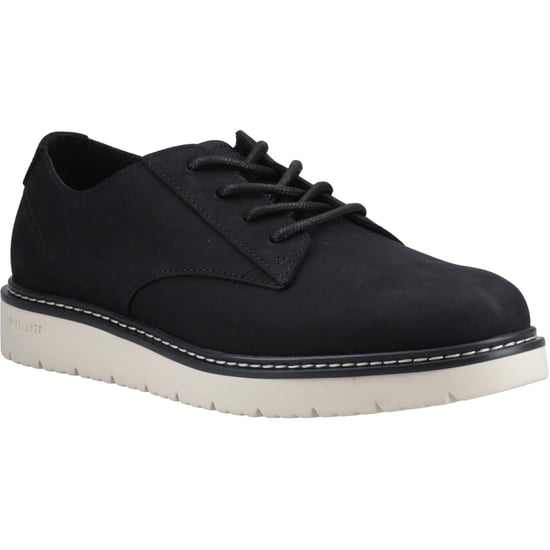 TOMS Navi TRVL LITE Leather Men's Black Oxford Shoes - Image 1