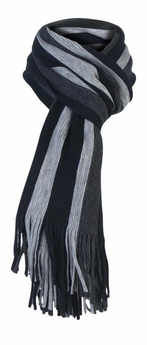 Bufanda de invierno de punto a rayas de inspiración italiana para hombre Talla única - Image 1