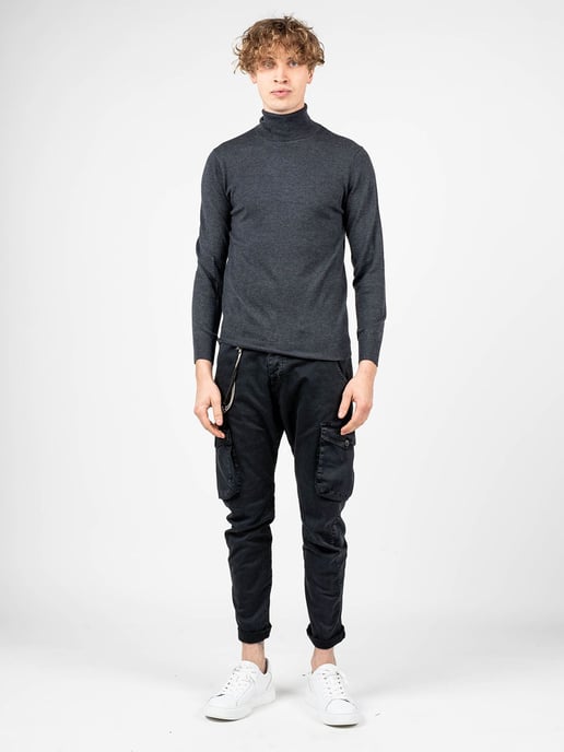 Xagon Man Suéter Basic del hombre Gris - Image 2