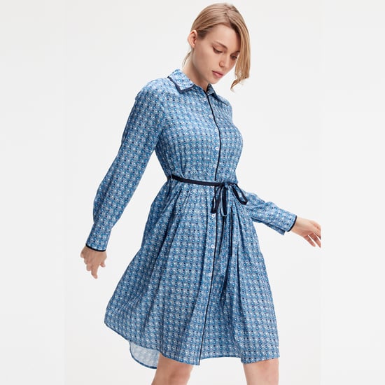 Geometric print shirt dress - Image 3