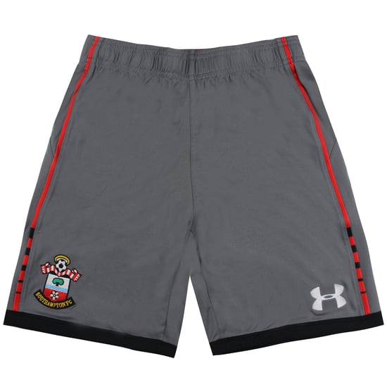 Under Armour Southampton FC pantalones cortos de fútbol grises para jóvenes - Image 1