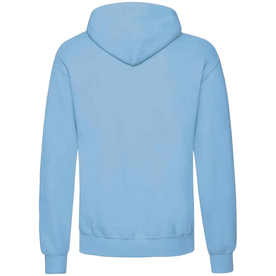 Fruit Of The Loom Unisex Adults Classic Hooded Sweatshirt (Sky Blue) - Image 2