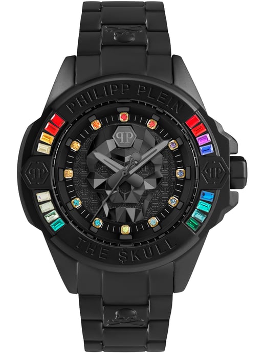 Philipp Plein The $kull Unisex's Black Watch PWNAA0522