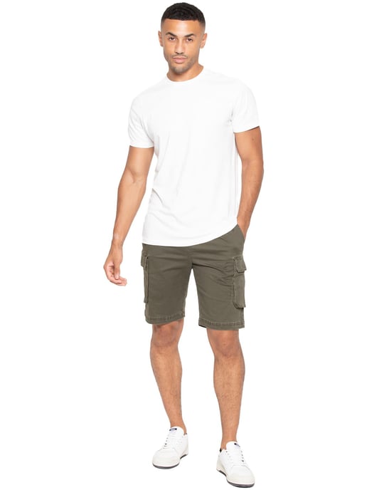 Enzo | Pantalones cortos cargo para hombre - Caqui - Image 5