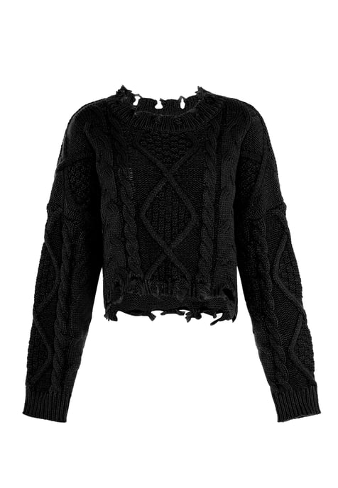Mymo Knitted pullover women black - Image 1