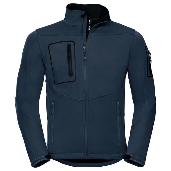 Russell Mens Sports Soft Shell Jacket (French Navy) - Image 1