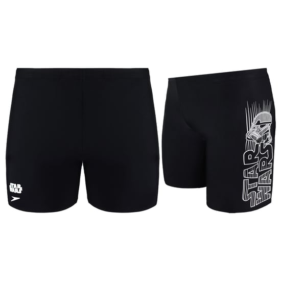 Speedo Star Wars Printed Waistband Black Junior Aquashorts 8 11611C629