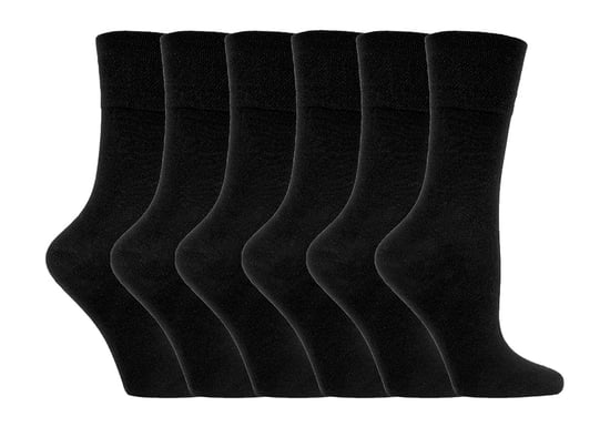Paquete de 6 calcetines para diabéticos no elásticos con costuras en los dedos unidas a mano - Image 1