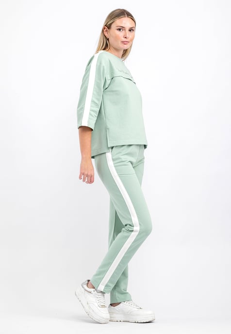 Tom Barron Ladies Half-short sleeve Tracksuit with Embroidery Detailing