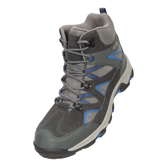 Mountain Warehouse Mens Rapid Suede Hiking Boots (Dark Grey) - Image 1