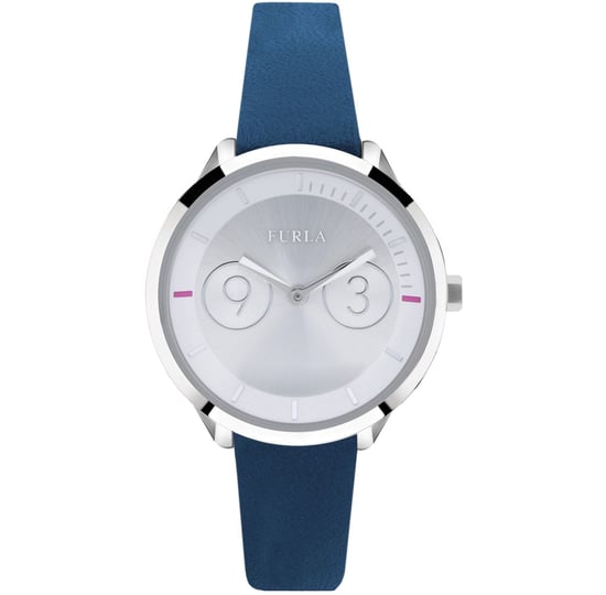 Furla R4251102508 Metropolis 31mm 2H Esfera Plateada Azul - Image 1