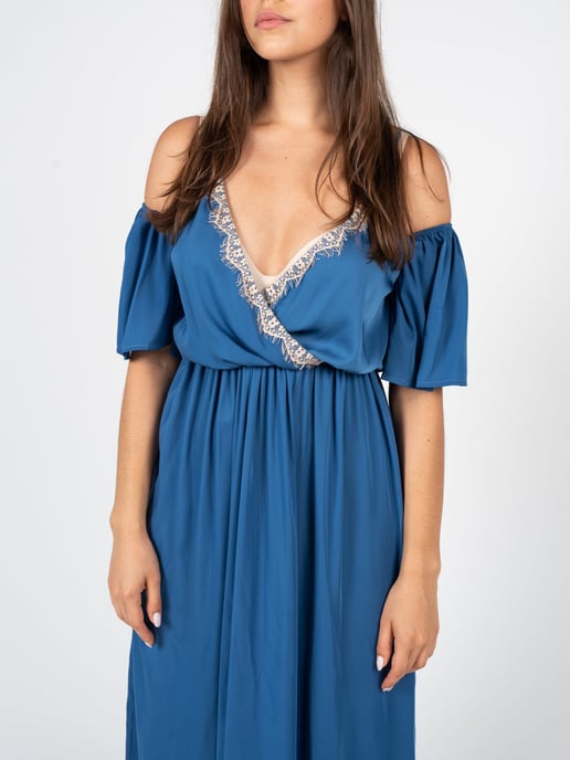 Liu Jo Vestido Maxi de mujer azul - Image 3