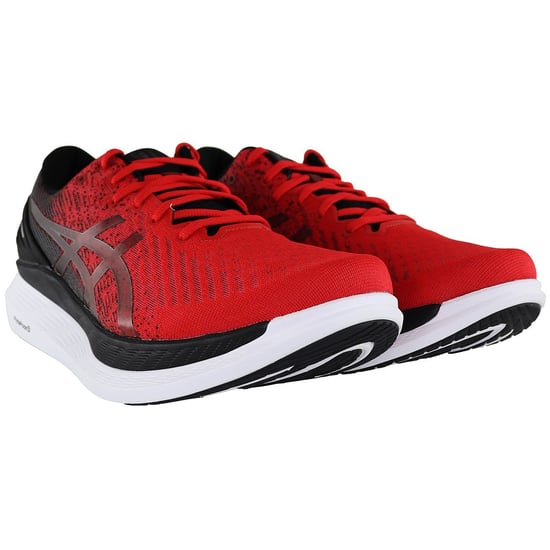 Zapatillas Asics GlideRide 2 Amplias para Hombre Rojas - Image 2