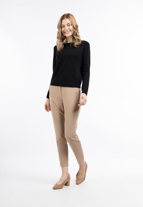 Dreimaster Knitted pullover women black - Image 2