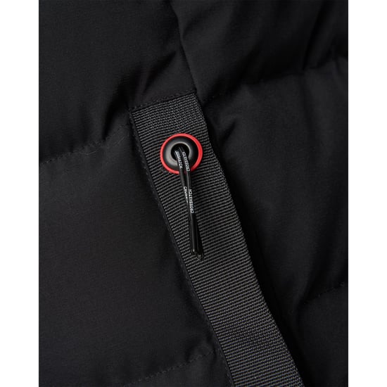 Crosshatch Mens Kampleys Embossed Padded Jacket (Black) - Image 3