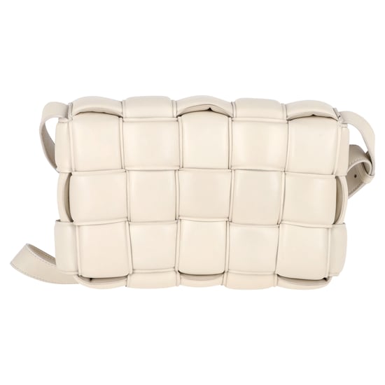 Bottega Veneta Padded Cassette Bag in White Lambskin Leather - Image 3