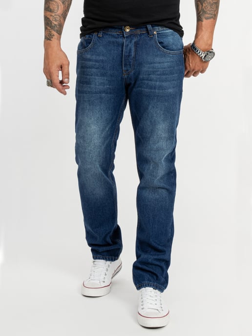 Rock Creek Jeans Straight Leg Blau - Image 1