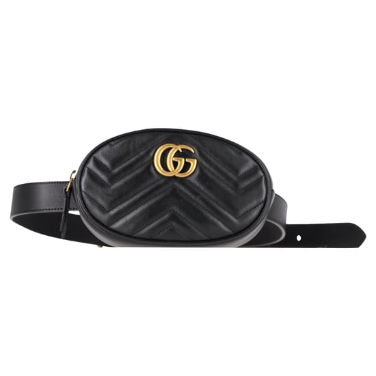 Gucci Matelasse GG Marmont Belt Bag in Black Leather - Image 1