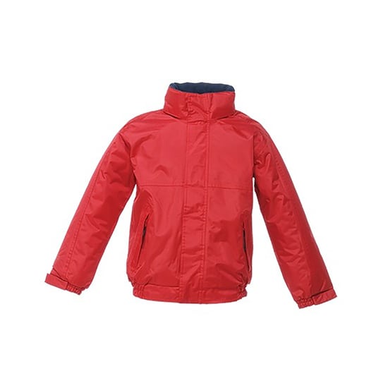 Regatta Kids/Childrens Waterproof Windproof Dover Jacket (Classic Red/Navy) - Image 1