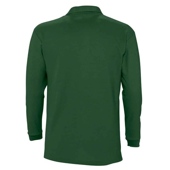 SOLS Unisex Adult Winter II Long-Sleeved Polo Shirt (Golf Green) - Image 2