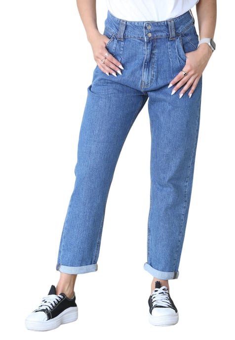 Vaqueros Boyfriend MYT para mujer en azul claro - Image 1