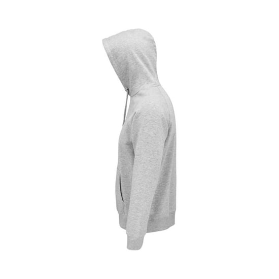 SOLS Unisex Adult Stellar Organic Hoodie (Grey Marl) - Image 3