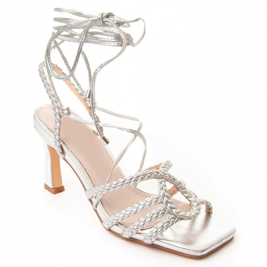 Sandalía de Tacón Montevita Sandal7 en Plata - Image 3