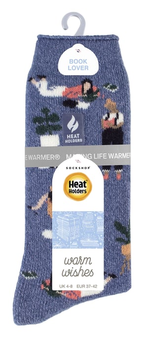 Calcetines de invierno con forro polar - Book Worm - Image 2