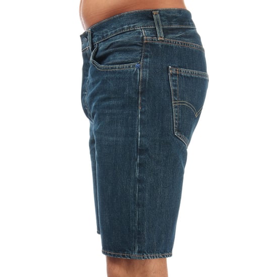 Men's Levis 501 Hemmed Shorts in Denim - Image 4
