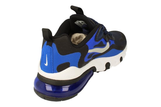 Nike Air Max 270 React Gs Navy Trainers - Image 3