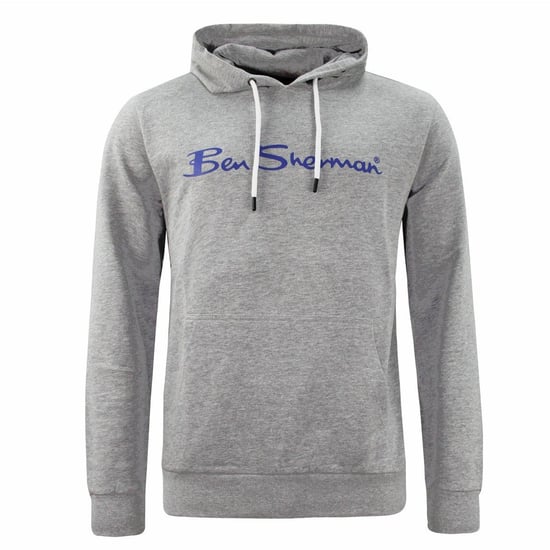 Ben Sherman Men's Big Logo Sweatshirt Hoody Various Colours 5059508418270 - Image 1