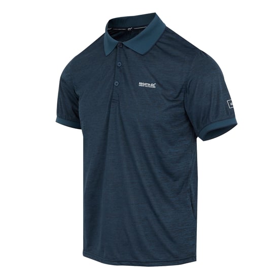 Regatta Mens Remex II Polo Shirt (Moonlight Denim/Navy) - Image 3