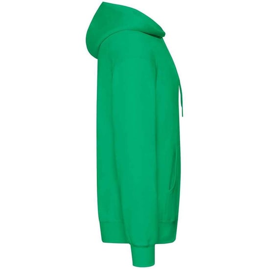 Fruit Of The Loom Adults Unisex Classic Hooded Sweatshirt (Kelly Green) - Image 3