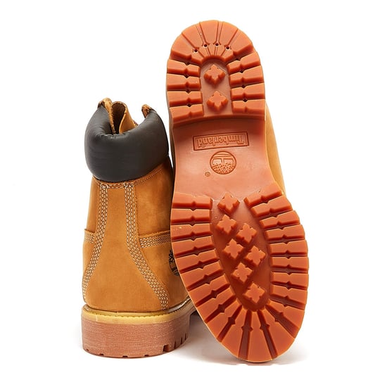 Botas Timberland para hombre de cuero nobuck premium de 6 pulgadas en color trigo - Image 4