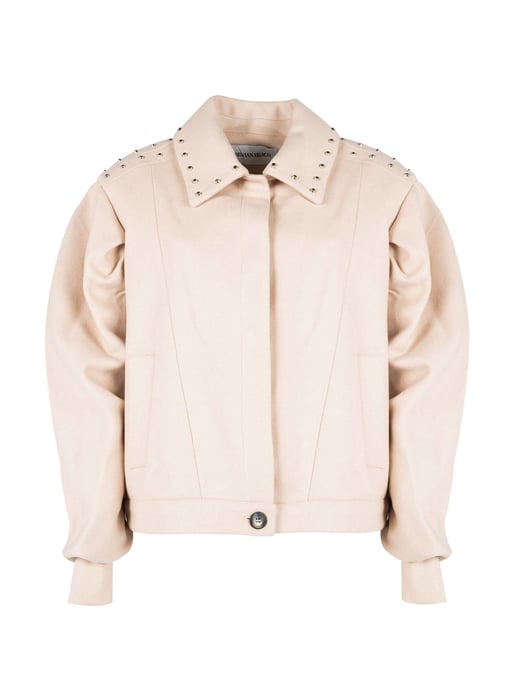 Silvian Heach Chaqueta Oversize Mujer Beige - Image 1