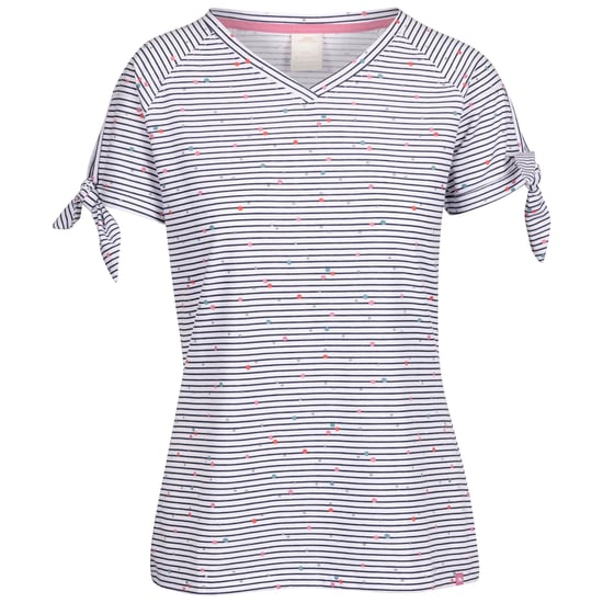 Trespass Womens/Ladies Fernie Striped V Neck Top (Navy) - Image 1