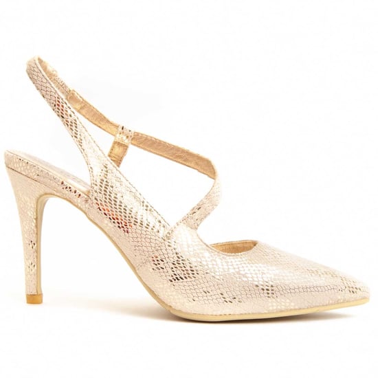 Zapato de Tacón Montevita Viva2 en Oro - Image 1