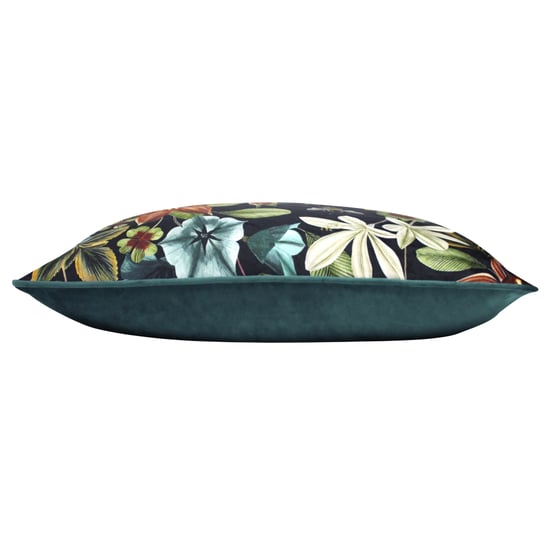 Funda de cojín rectangular floral Jardín de medianoche de Evans Lichfield - Image 3
