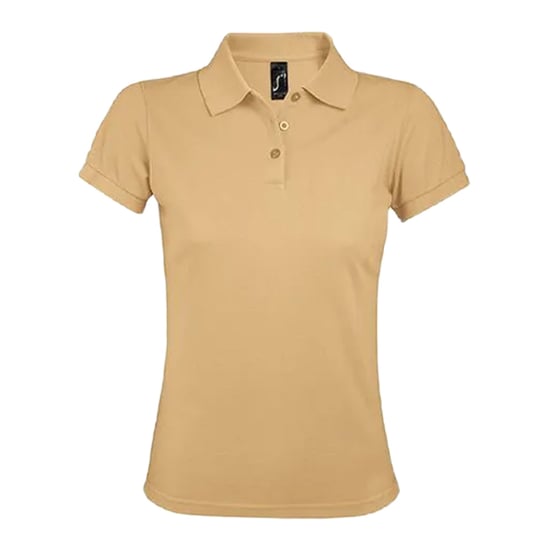 SOLS Womens/Ladies Prime Polo Shirt (Sand) - Image 1