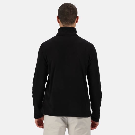 Regatta Mens Honestly Made Recycled Half Zip Fleece (Black)