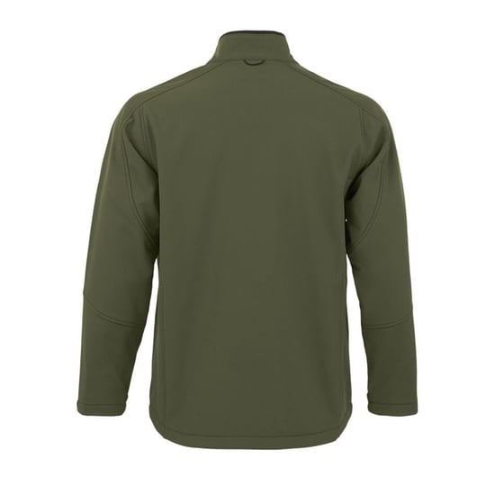 SOLS Mens Relax Soft Shell Jacket (Breathable, Windproof And Water Resistant) (Dark Green) - Image 2