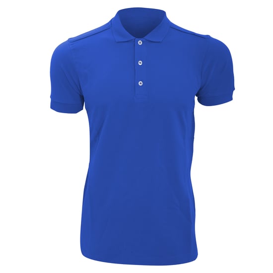 Russell Mens Stretch Short Sleeve Polo Shirt (Bright Royal) - Image 4