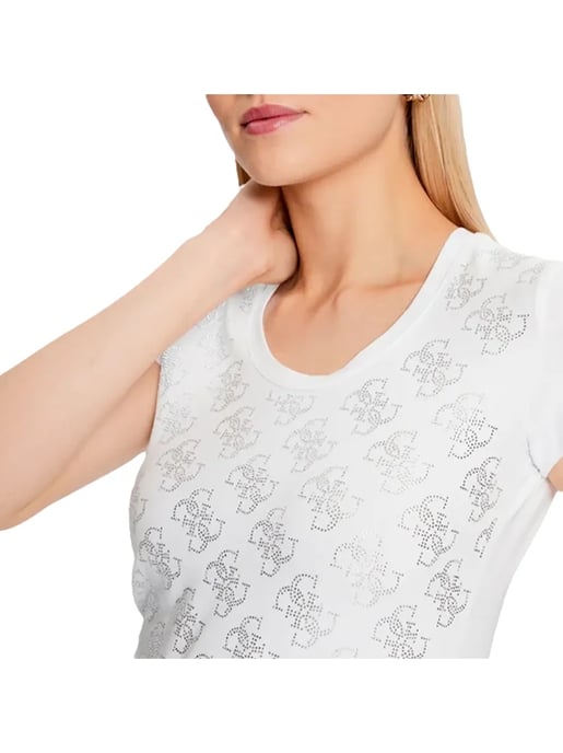 Camiseta de mujer Guess con pedrería, talla 4g - Image 3