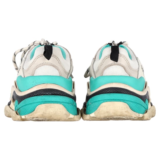 Balenciaga Triple S Sneakers in Turquoise Polyester - Image 4