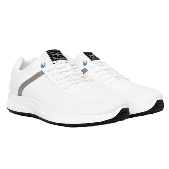 Crosshatch Mens Kamran Trainers (White) - Image 1
