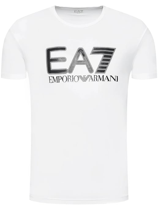 EA7 Emporio Armani Men's Short Sleeve T-Shirt, White - Image 1